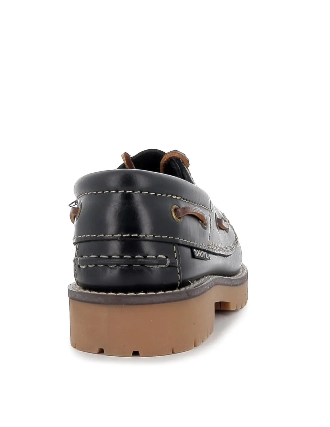 Zapato náutico de piel para hombre SNIPE
