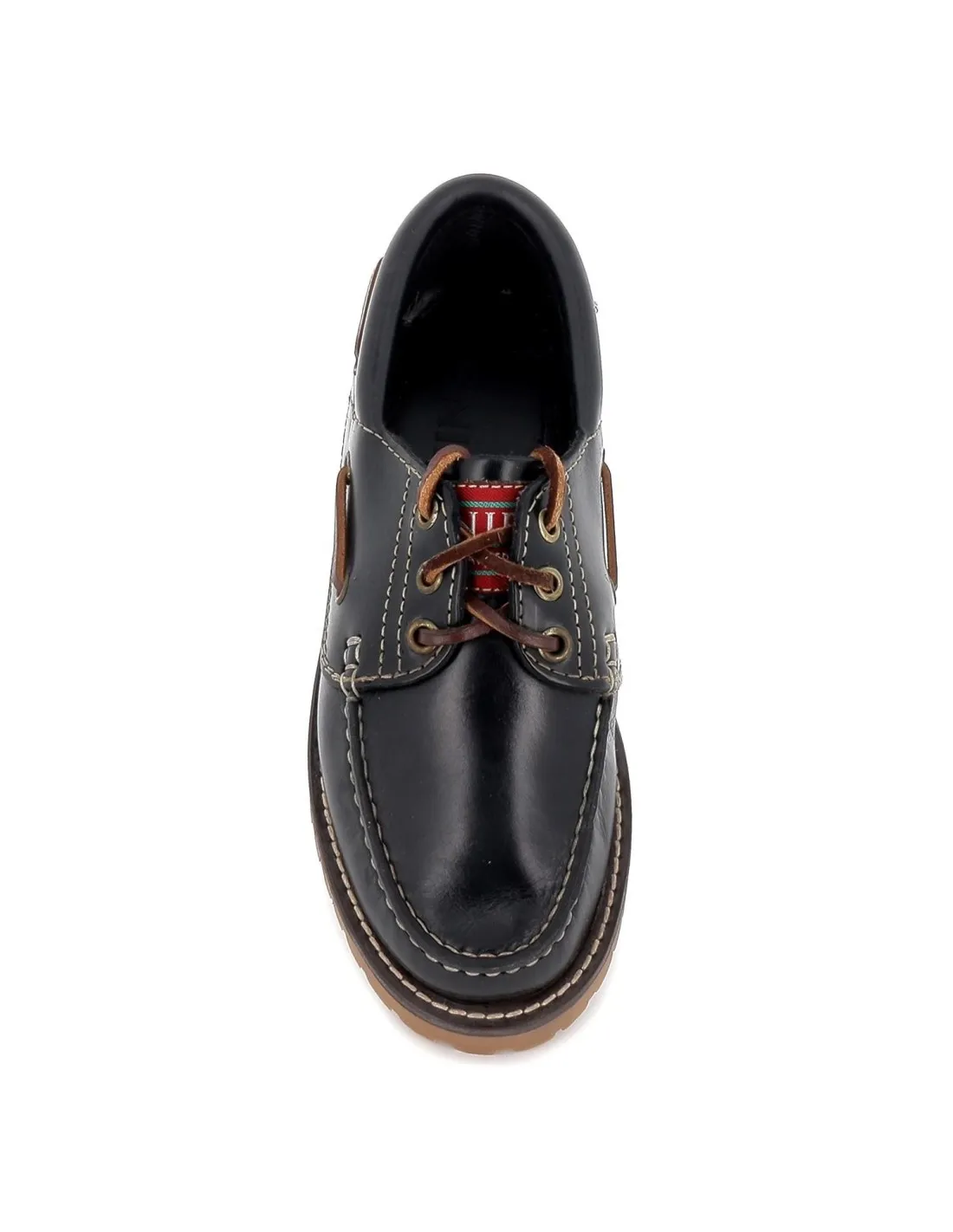 Zapato náutico de piel para hombre SNIPE
