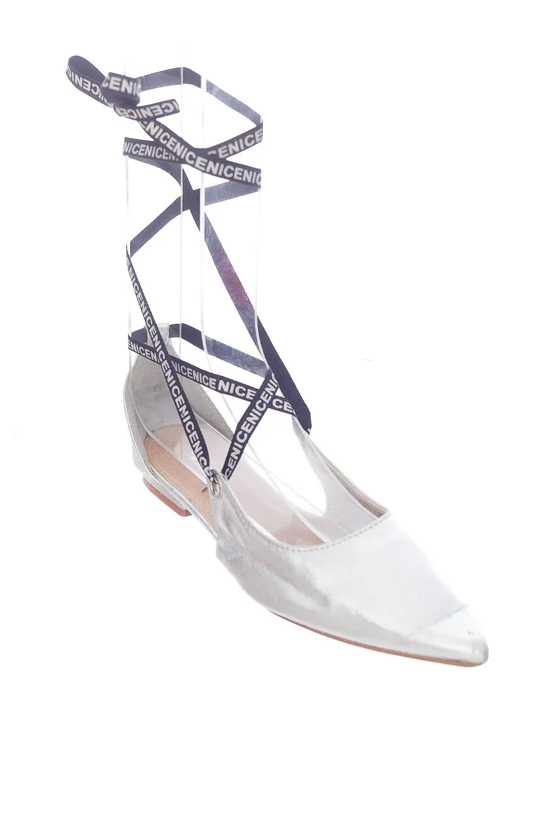 ZAPATOS COLOR PLATEADO  STUDIO F