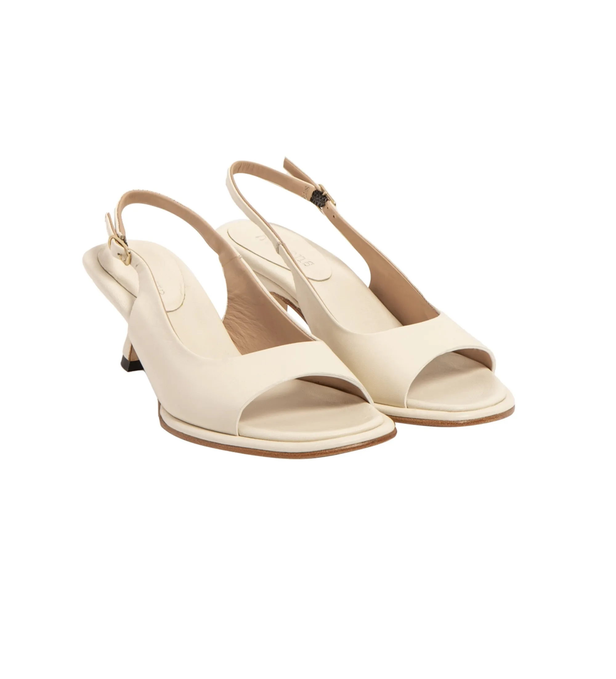 ZAPATOS DE PIEL S3165 BEIGE ALTURA TACóN 6CM