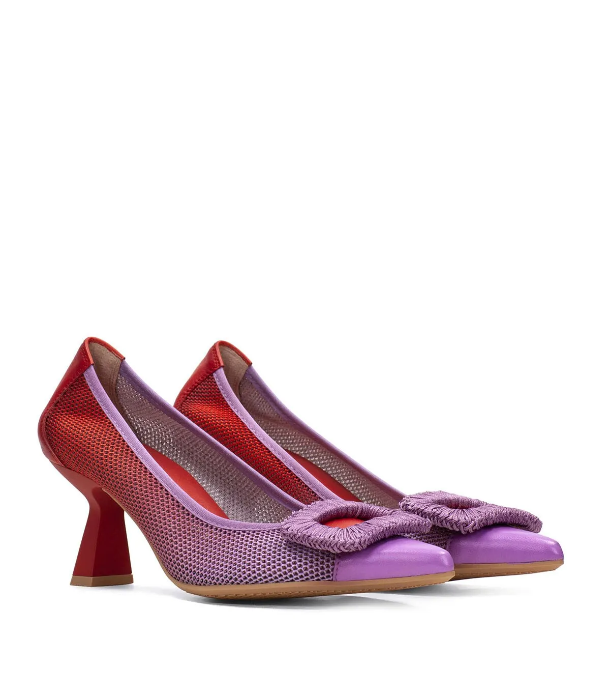 ZAPATOS DE TACÓN CON PUNTA AFILADA HISPANITAS NOVA BHV243337 SOHO FUXIA