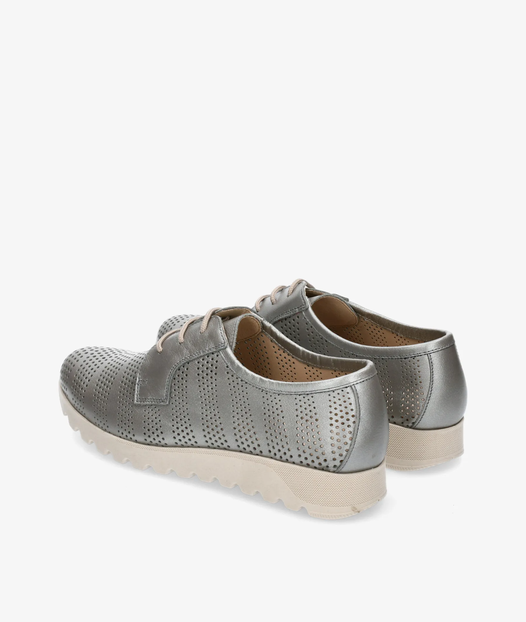 Zapatos de tacón bajo Kénnebec 8210 PICADO TAIPAN en taupe metalizado