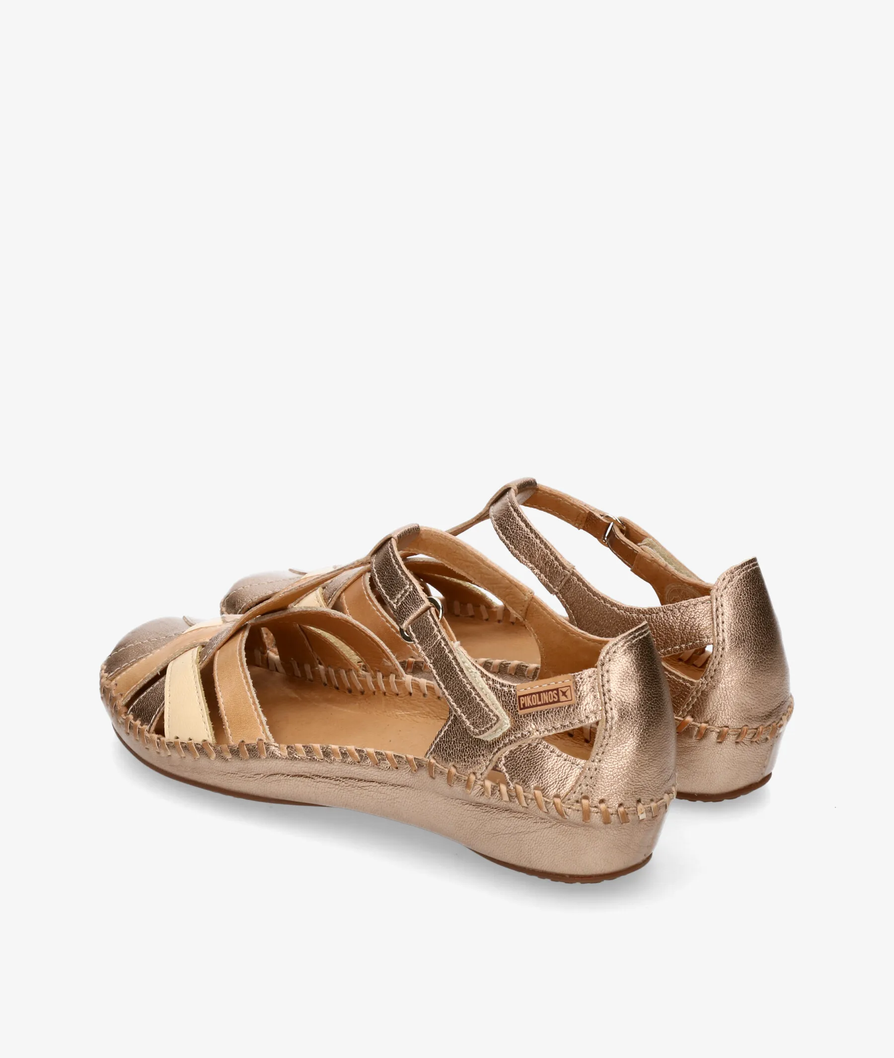 ZAPATOS DE TACóN BAJO PIKOLINOS 6550732 EN PLATINO