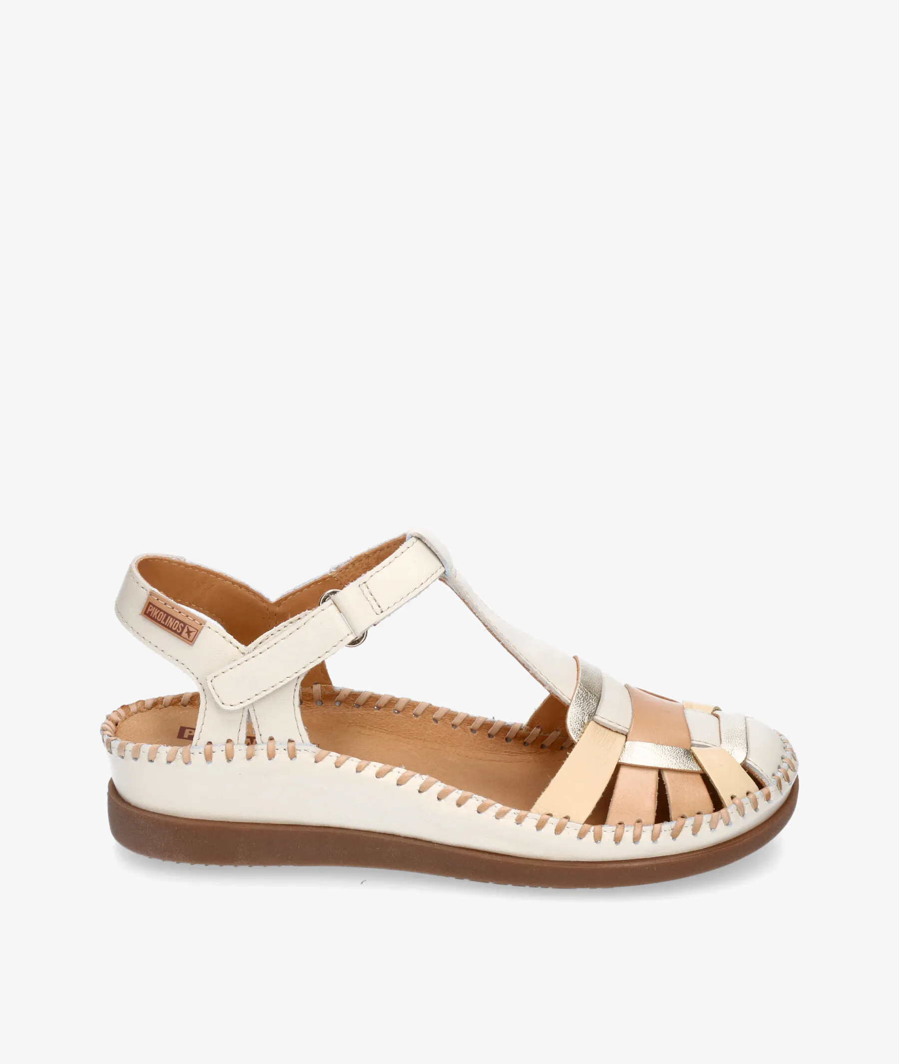 ZAPATOS DE TACóN BAJO PIKOLINOS W8K0965 EN HUESO