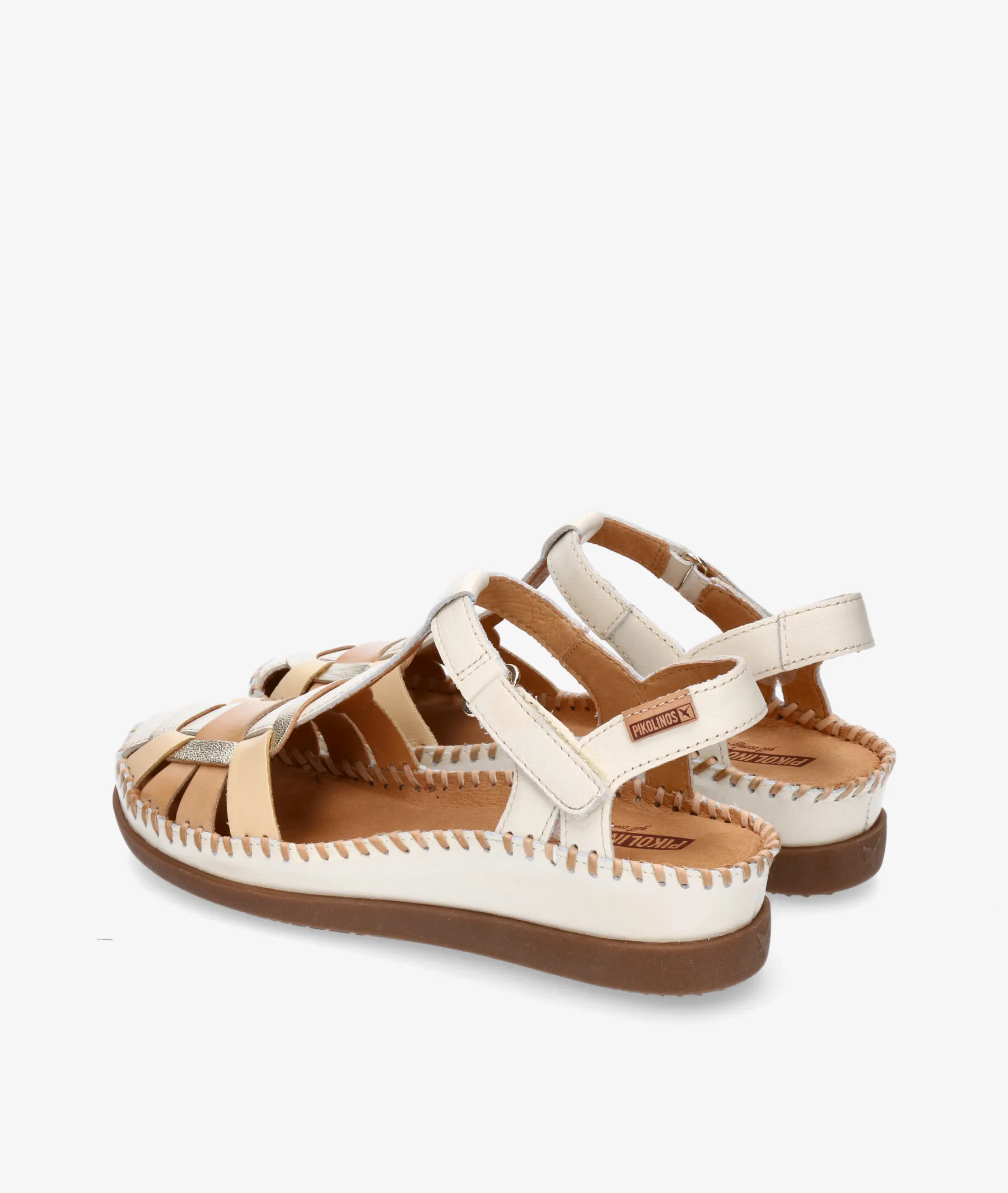 ZAPATOS DE TACóN BAJO PIKOLINOS W8K0965 EN HUESO