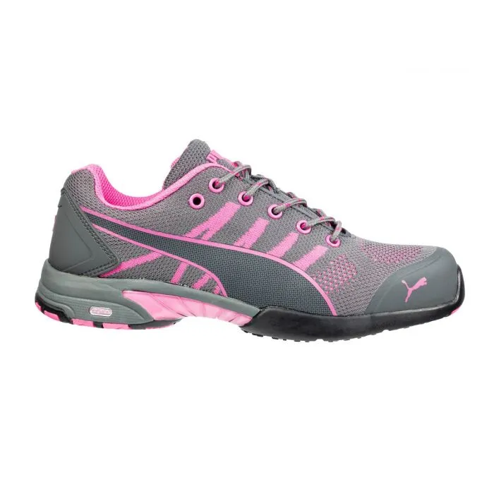 Zapatos de trabajo de mujer Puma Celerity Knit Pink Wns Low S1 HRO SRC