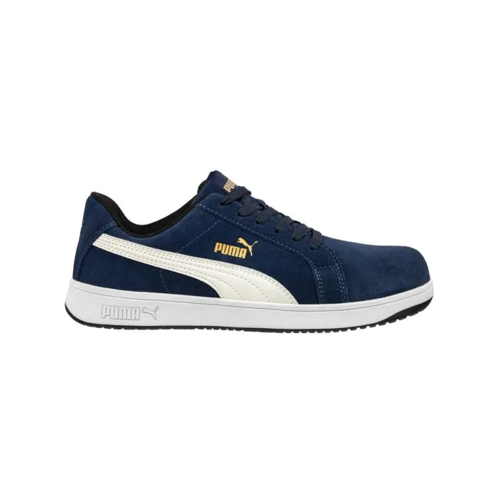 Zapatos de trabajo Puma Iconic Suede Navy Low S1PL ESD FO HRO SR