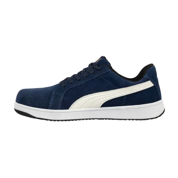 Zapatos de trabajo Puma Iconic Suede Navy Low S1PL ESD FO HRO SR