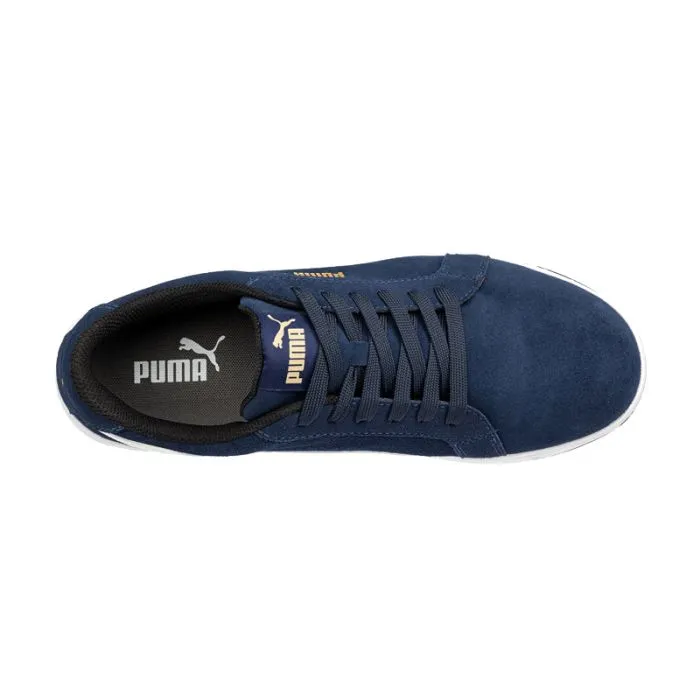 Zapatos de trabajo Puma Iconic Suede Navy Low S1PL ESD FO HRO SR