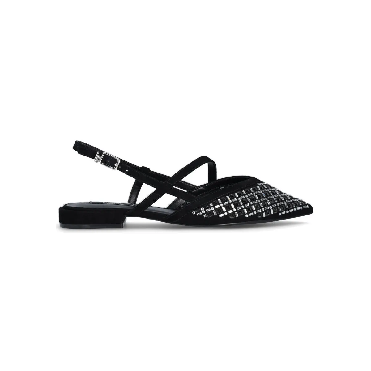 Zapatos destalonados con strass