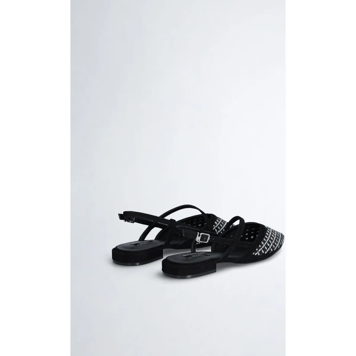 Zapatos destalonados con strass