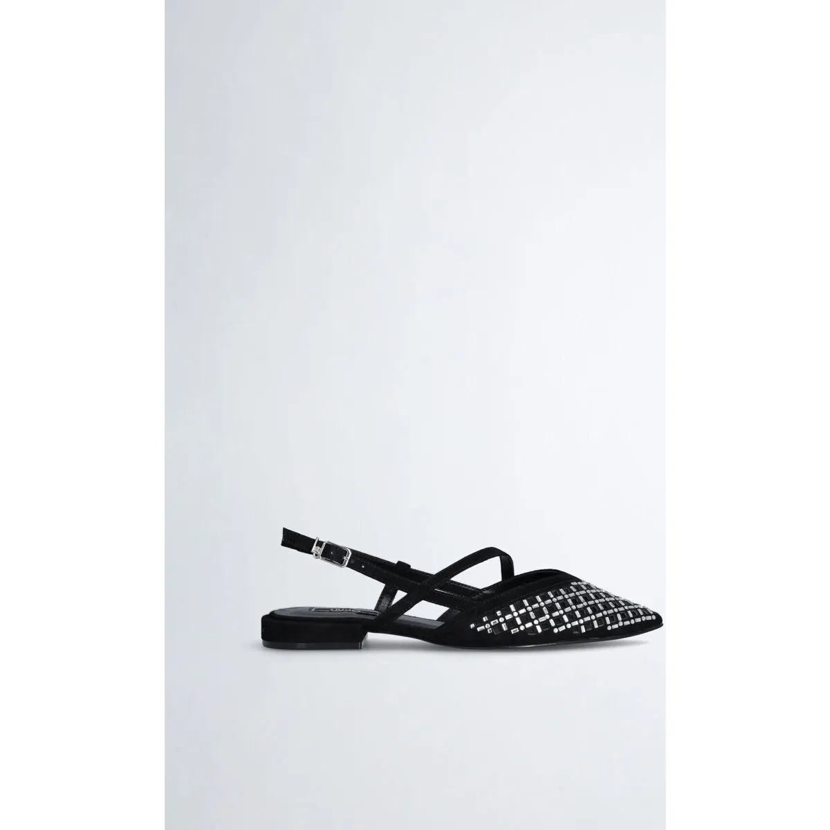 Zapatos destalonados con strass