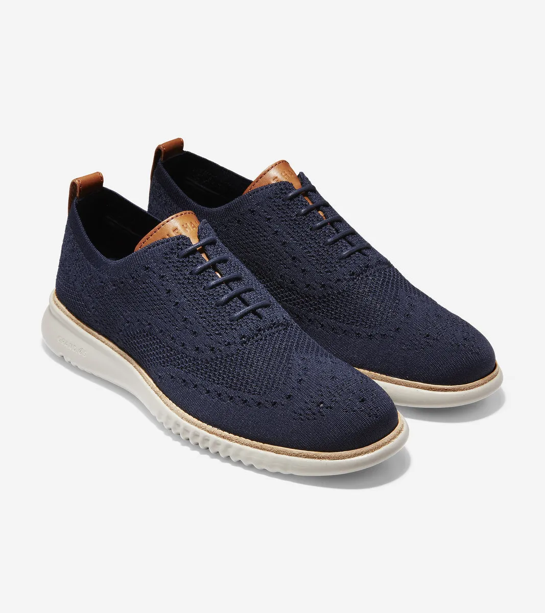 Zapatos Modernos con Detalle de Hombre | ZERØGRAND Wingtip Oxford