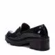 Zapatos tacón Xti negros con estampado interior tipo mocasín