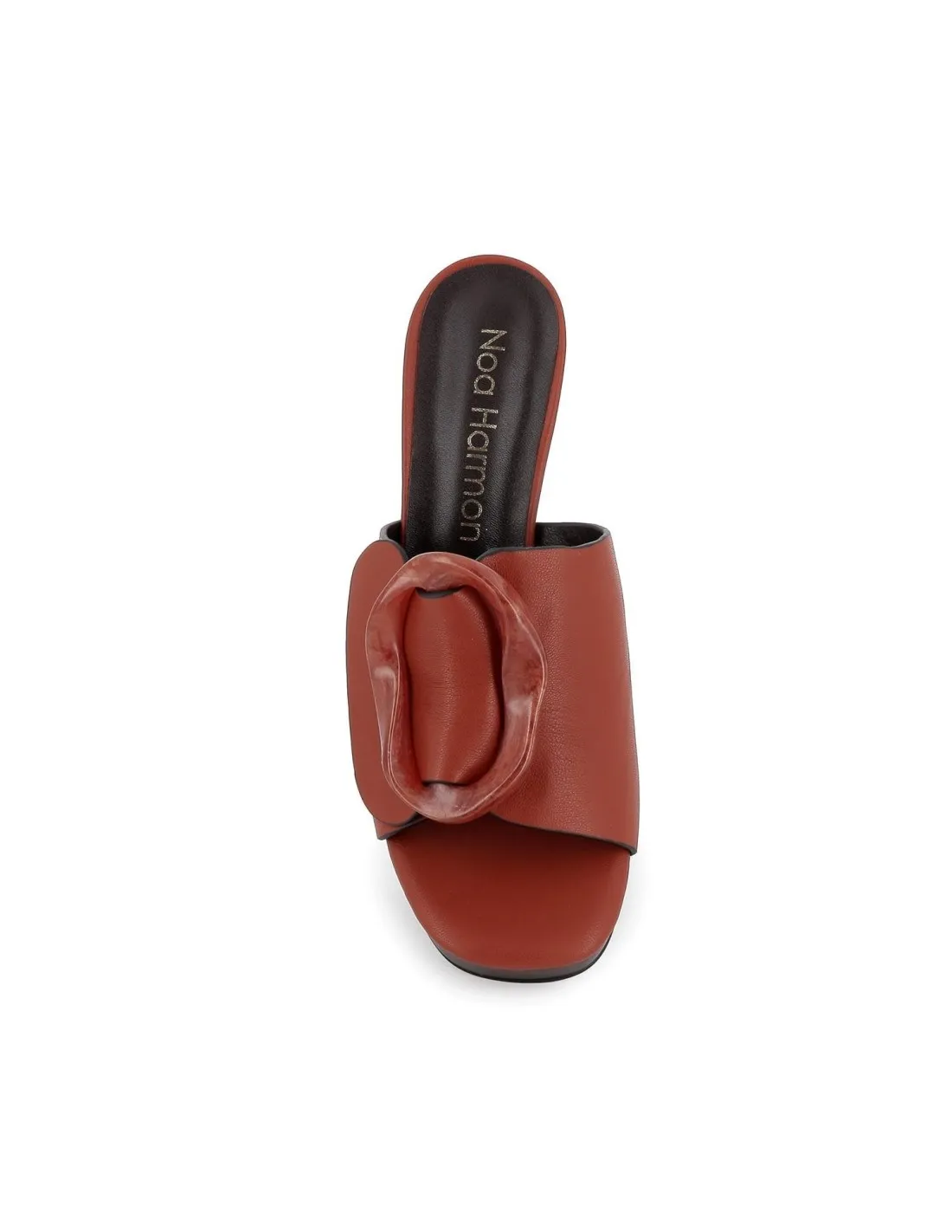 Zueco tacón alto broche mujer caldera NOA HARMON