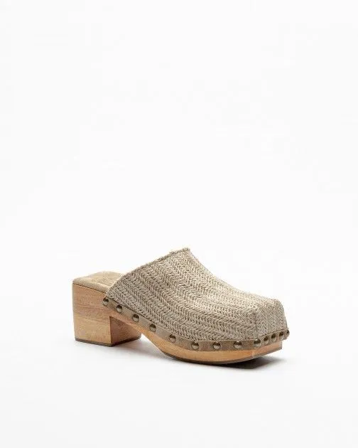 Zuecos PROF 9980 gris pardo